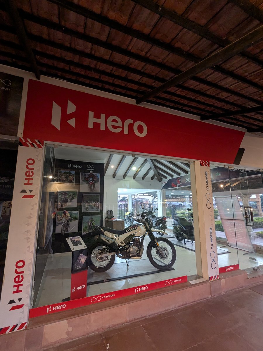 Hero showroom at Shashwat Dham